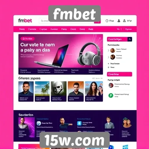Análise da interface do usuário do site fmbet