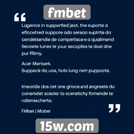 opiniões de usuários sobre o suporte ao cliente fmbet
